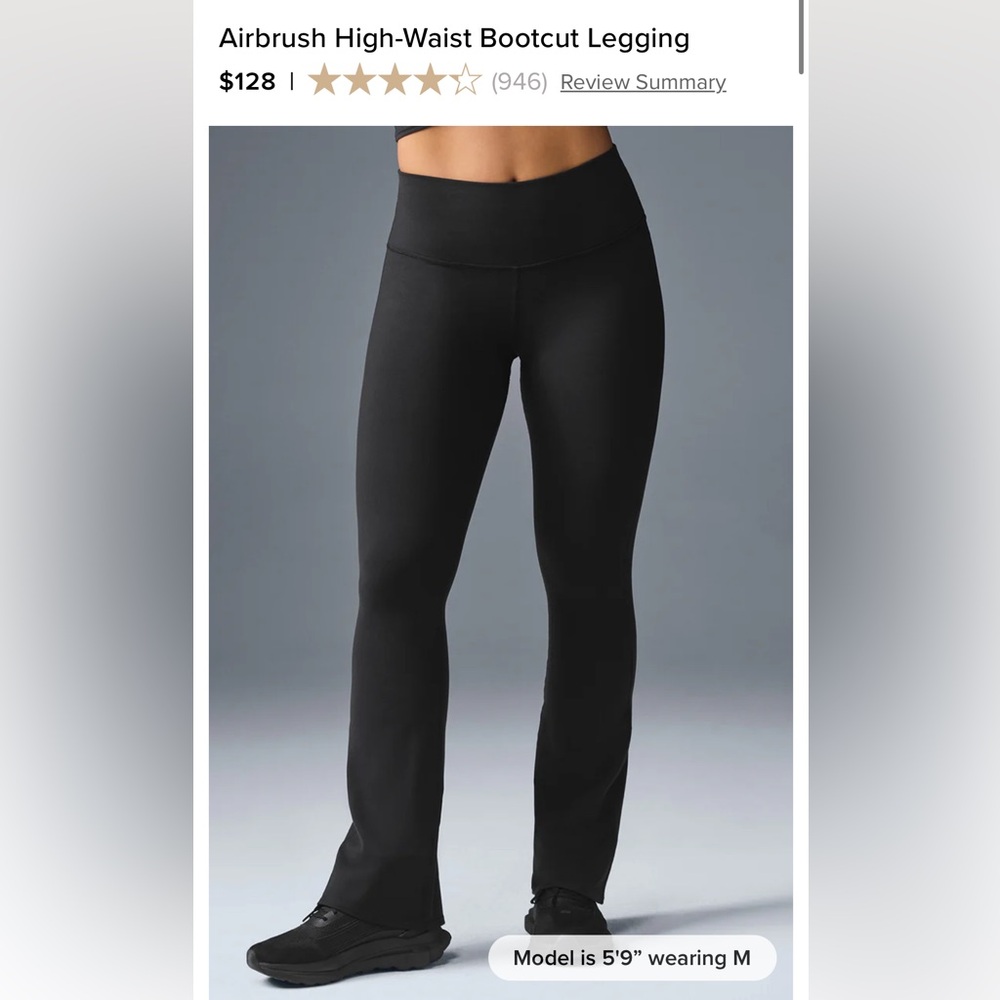 Alo Airbrush High-Waist Bootcut Legging